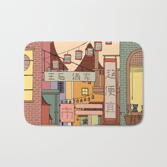 China Town Bath Mat
