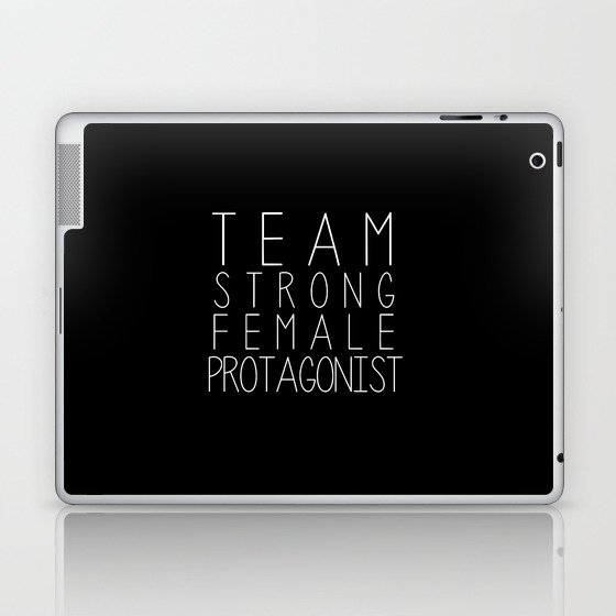 team strong female protagonist black Laptop & iPad Skin