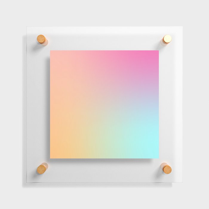 37 Pink Gradient Background Colour Palette 220721 Aura Ombre Valourine Digital Minimalist Art Floating Acrylic Print