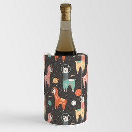 Astronaut Llamas in Space Wine Chiller
