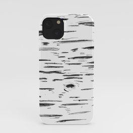 Birch Black and White iPhone Case
