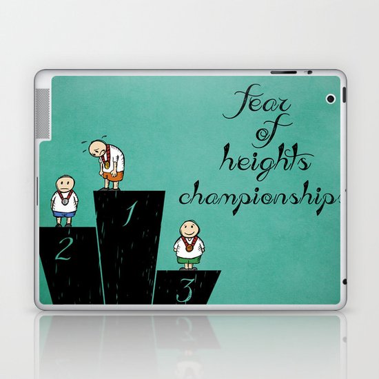 fear of height Laptop & iPad Skin