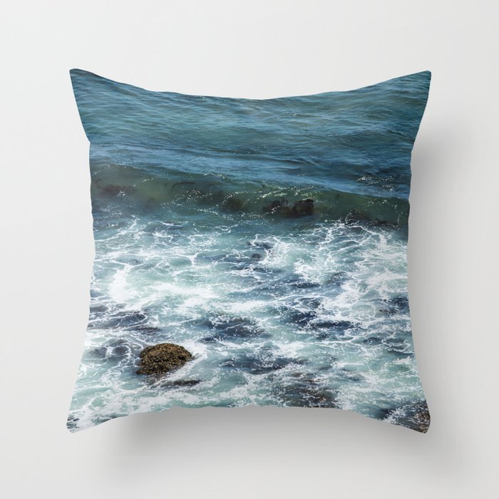 Pacific Blue Throw Pillow