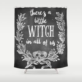 A Little Witch Shower Curtain