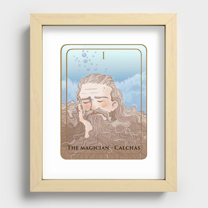 the magician Recessed Framed Print