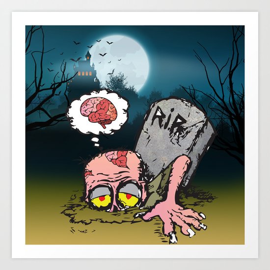 I'll be back now Art Print