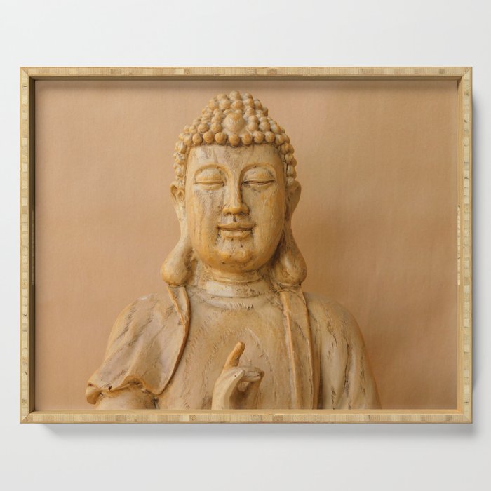 WOODEN BUDDHA Serving Tray