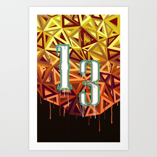 13 v2 Art Print