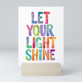 Let Your Light Shine Mini Art Print