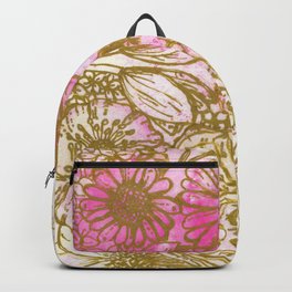 Floral Doodle Backpack