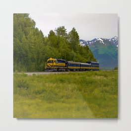5230 - Alaska Passenger Train Metal Print