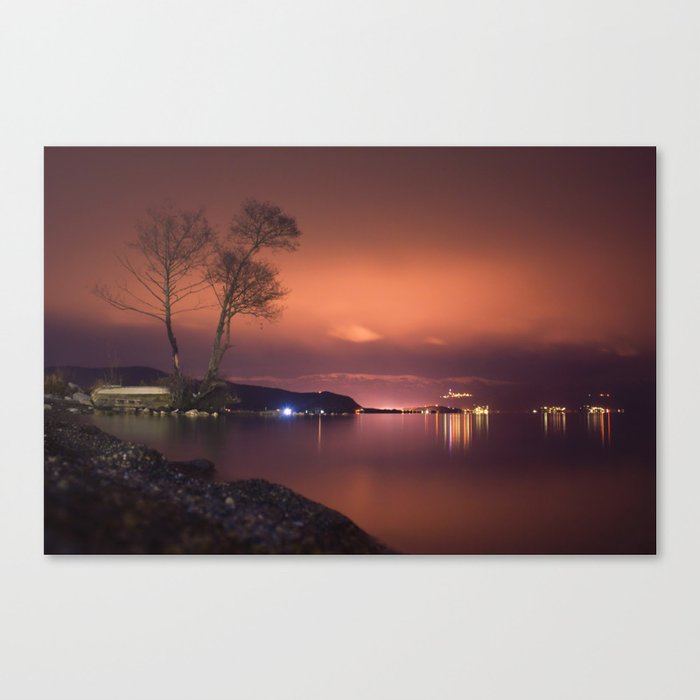 By the Lake Canvas Print