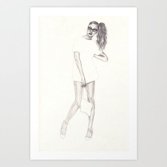 No.2 Fashion Illustration Series Art Print