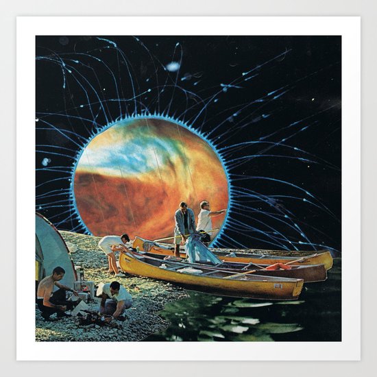 black hole... Art Print