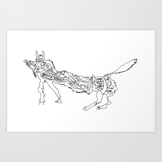 2012 - E Art Print