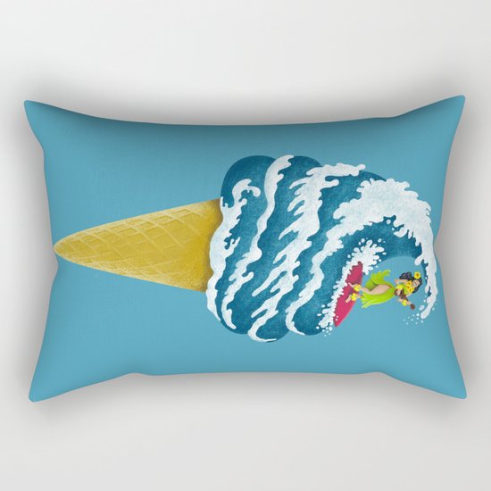 Perfect Wave Rectangular Pillow
