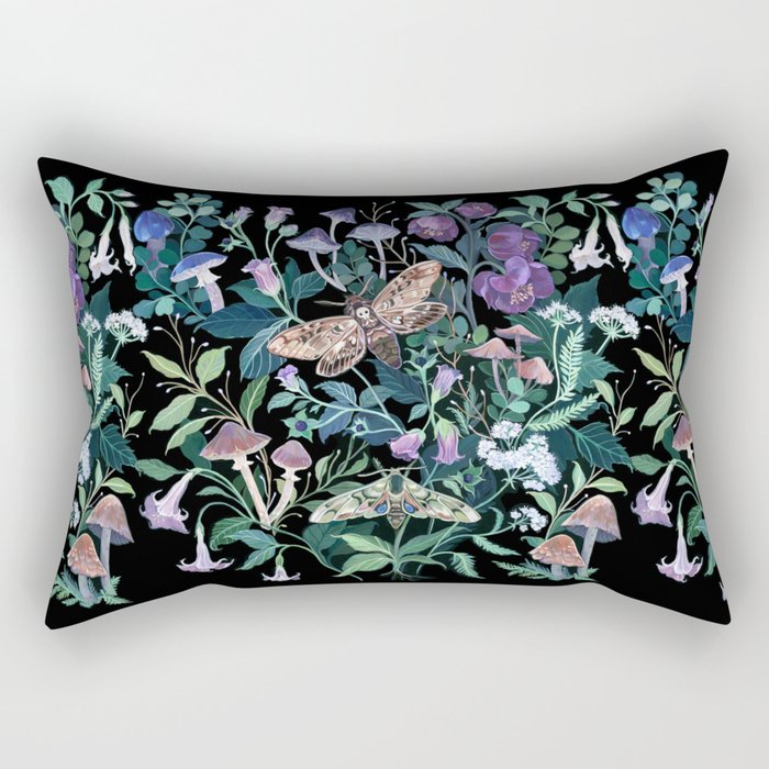 Witches Garden Rectangular Pillow