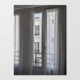 parisian window 2 Canvas Print