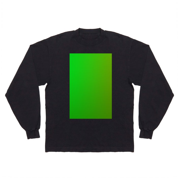 23  Green Gradient Background 220713 Minimalist Art Valourine Digital Design Long Sleeve T Shirt