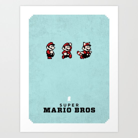 Super Mario Bros 3 Art Print