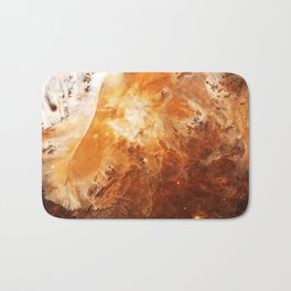 Celestial Fires of Namibia Bath Mat | Space, Digital, Abstract, Sci-Fi 