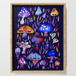 Mushroom Magic – Galaxy Serving Tray