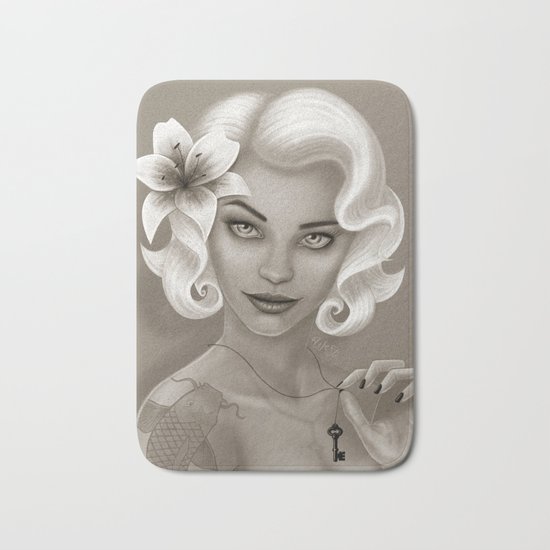 Silent Stargazer Bath Mat