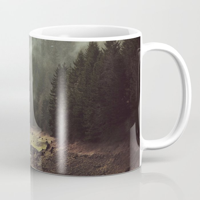 Foggy Forest Creek Coffee Mug