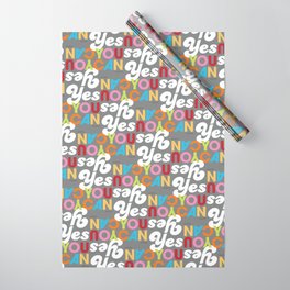 YES YOU CAN Wrapping Paper