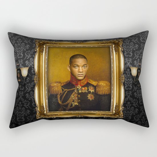 Will Smith - replaceface Rectangular Pillow