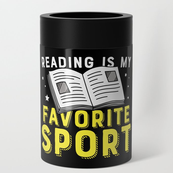 Reading Is My Favorite Sport Can Cooler