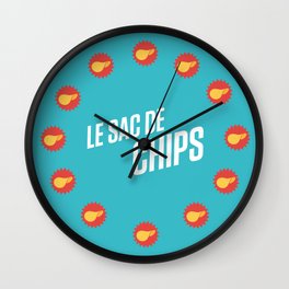 Sac de chips Wall Clock