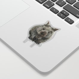 Wombat watercolour Sticker