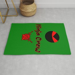 Ninja Crew Full Logo Rug