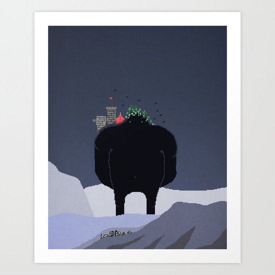 Mountain Giant Art Print