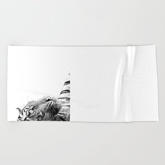 Tiger Beach Towel