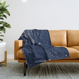 Star Eater Throw Blanket | Fish, Stars, Peaceful, Digital, Illustration, Space, Curated, Animal, Sealife, Dreamscape 