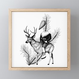 Living the Wildlife Framed Mini Art Print