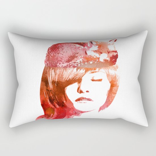 Perfect Silence Rectangular Pillow