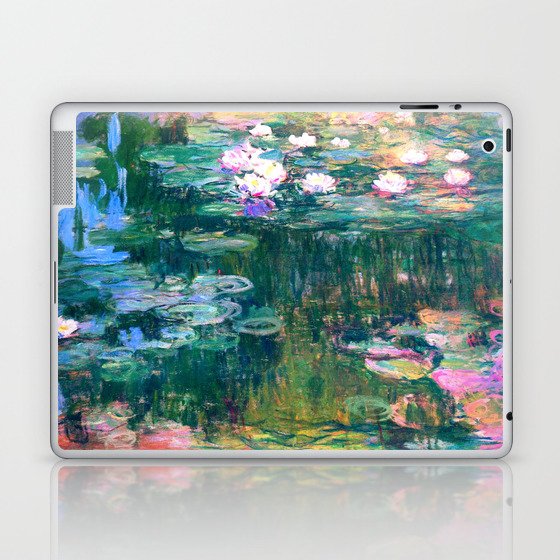 water lilies : Monet Laptop & iPad Skin