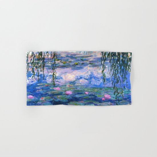 Water Lilies Monet Hand & Bath Towel
