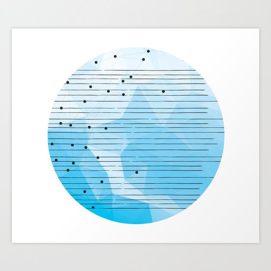 No signal from Planet Earth Art Print