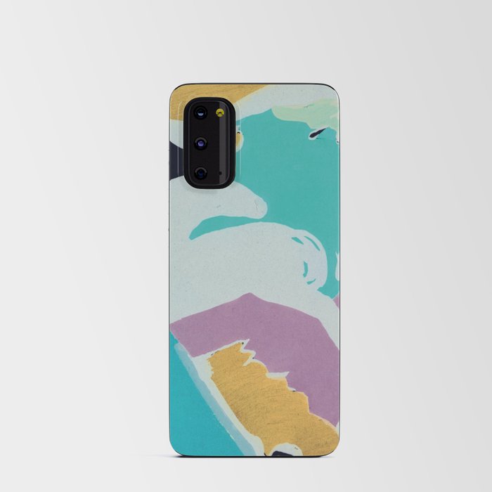 fine art abstract design multicolours Android Card Case