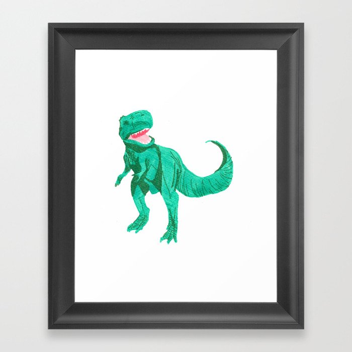 Promarker t-rex Framed Art Print