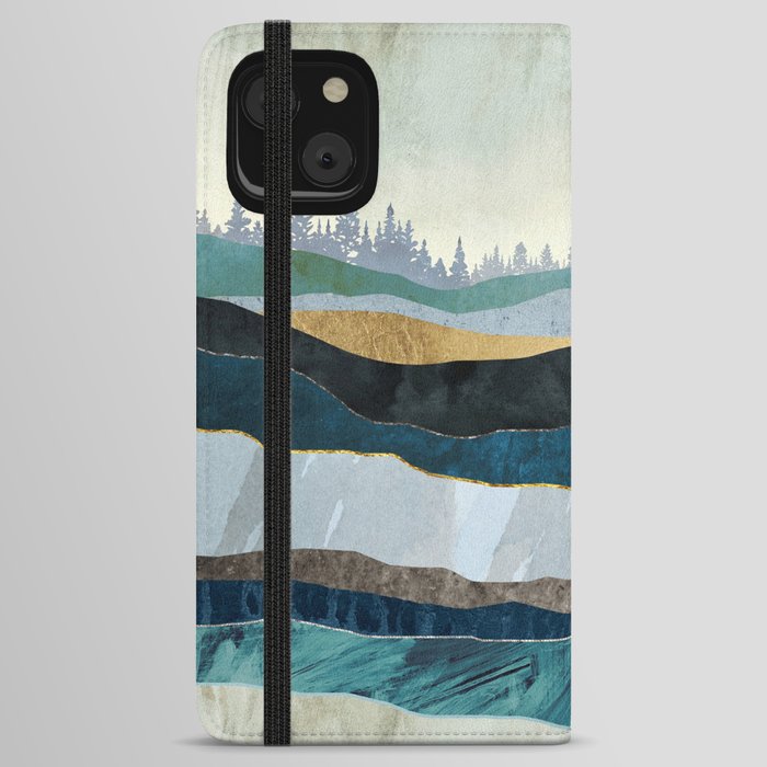 Turquoise Hills iPhone Wallet Case
