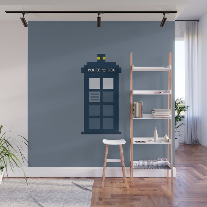Doctor Who Tardis Wall Mural By Breakfaststudio Society6