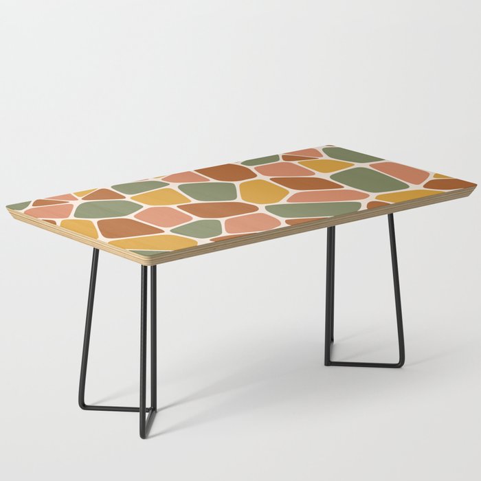 Abstract Shapes 215 in Cottage Themed Coffee Table