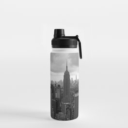 New York in B&W Water Bottle