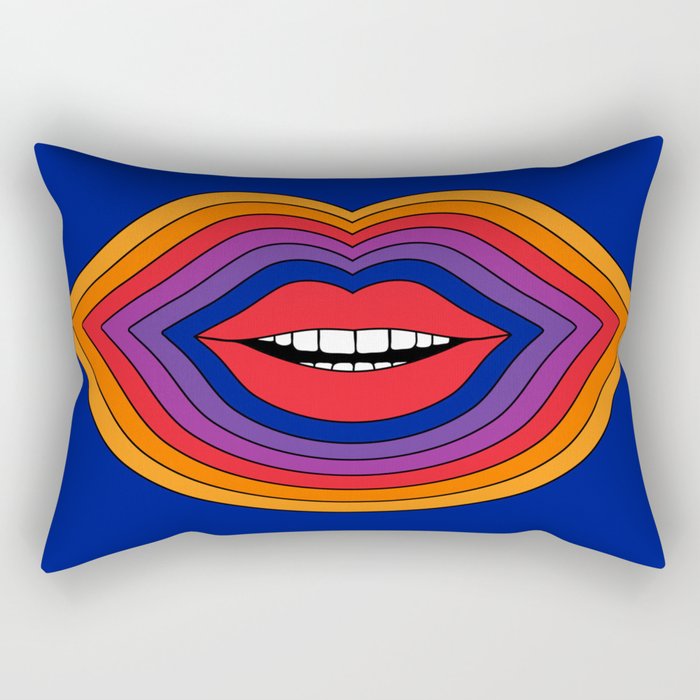 Pop Lips Rectangular Pillow
