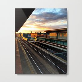 85th Street & Forest Parkway Sunset Metal Print | Photo, Trainstations, Jamaicaave, Sunsets, Woodhaven, Digital, Forestparkway, Jtrain, Hdr, Color 